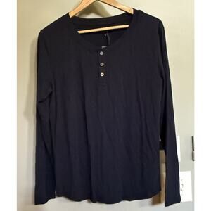 Two Blind Brothers Shirt Henley Short Sleeve‎ T-Shirt Men’s Large New